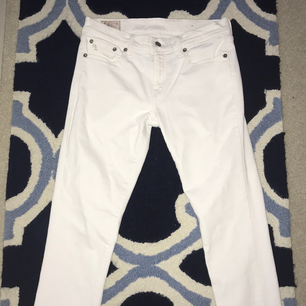 Perfect White Polo Ralph Lauren White Skinny Jeans